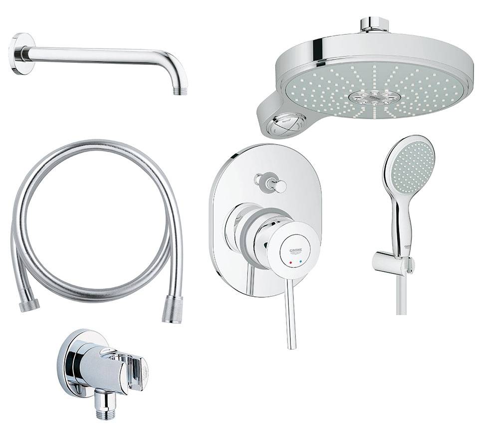 Готовый комплект для душа GROHE BauClassic (NSB0001)