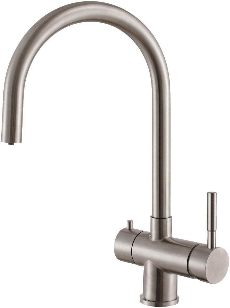 Смеситель ZorG Inox SZR-7020 для кухонной мойки, сталь