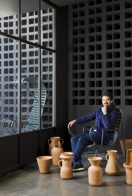 BD Barcelona Design Низкий терракотовый садовый горшок Gardenias sun-id-1350989 - Вид №6