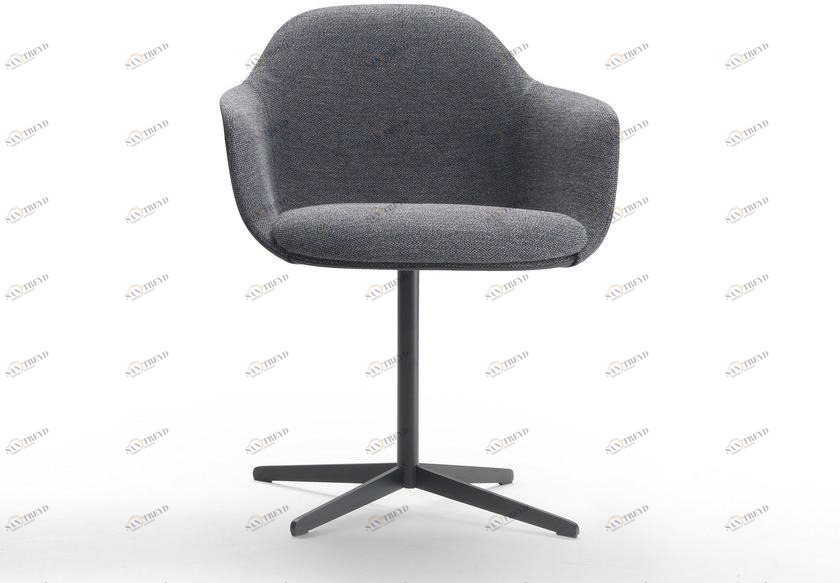 Marelli 4-спицевый тканевый стул с подлокотниками sun-id-1367303