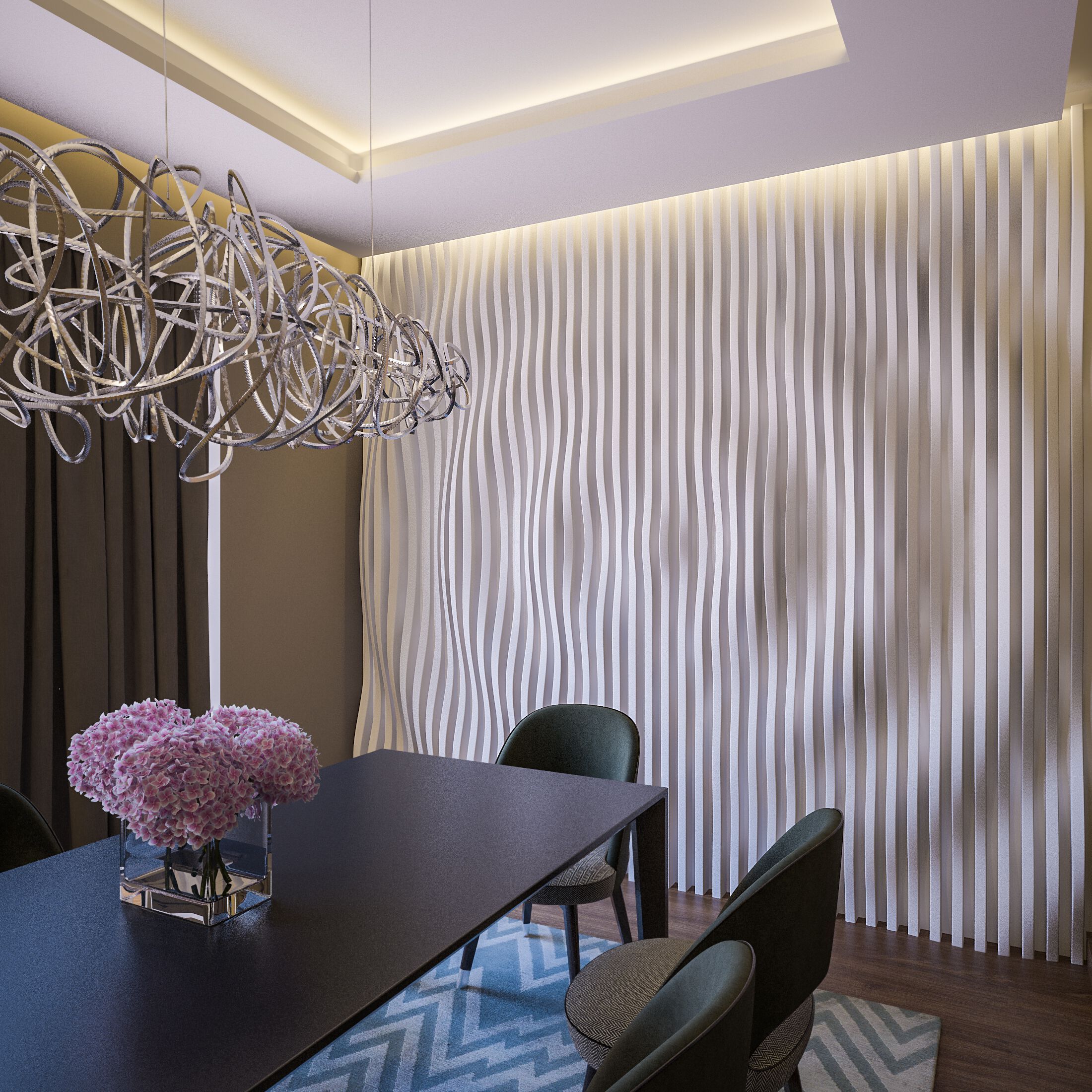 Трехмерная декоративная гипсовая панель WallDeco VOLUME ARCH-00022126