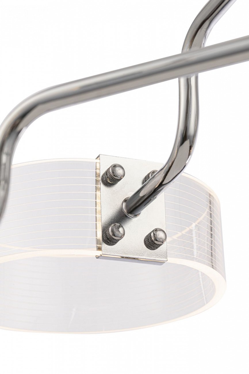 Светильник потолочный на 8 ламп хром Eva FR6039CL-L64CH FREYA LED 00-3957034 Прозрачный;хром  - Вид №5