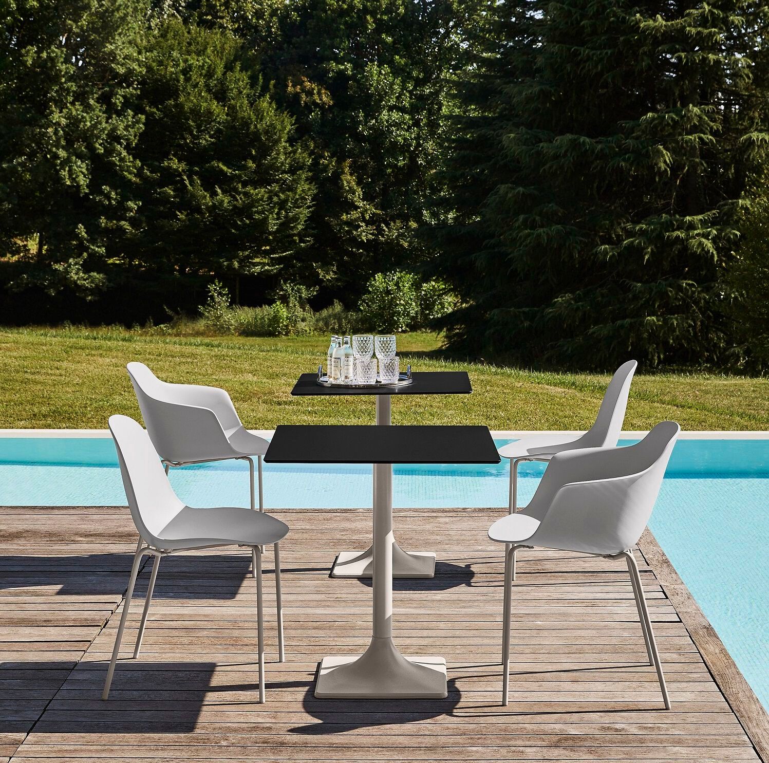 Полипропиленовый садовый стул Bontempi Casa Mood ARCH-00075157 - Вид №1