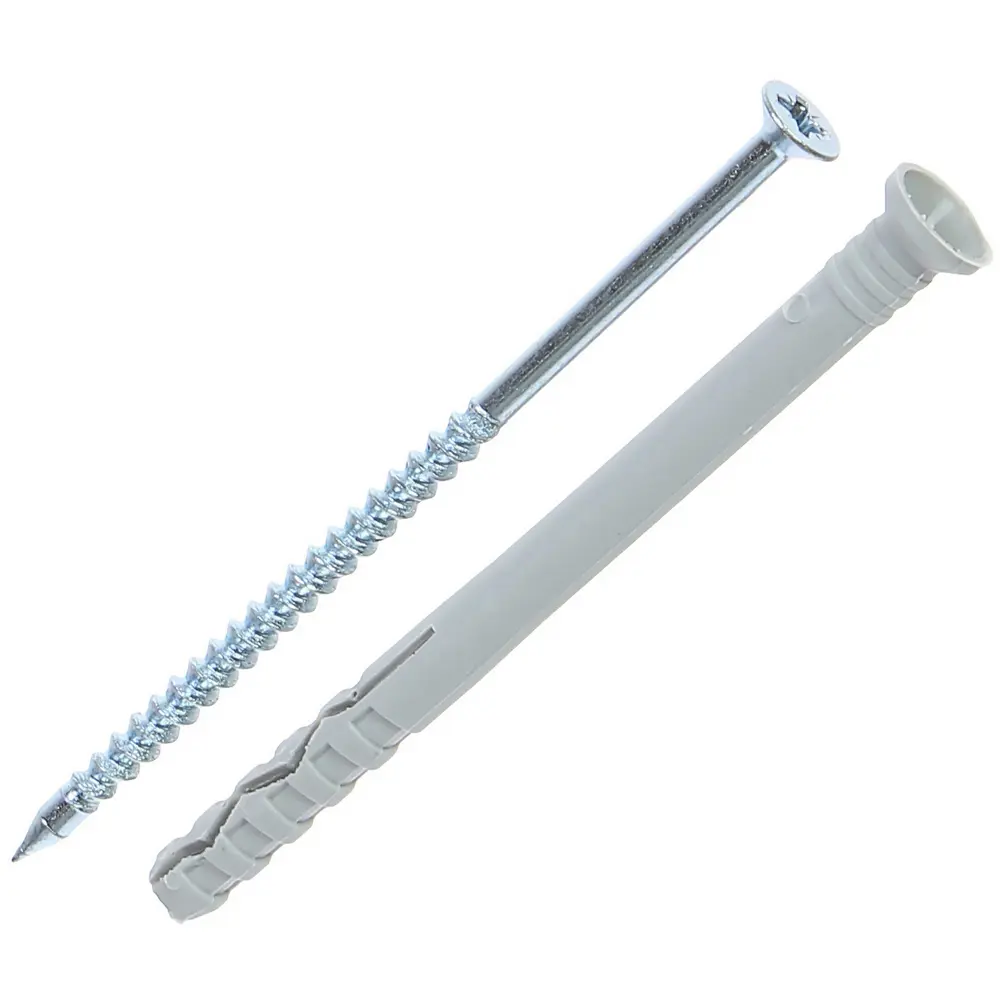 Дюбель-гвоздь потайной Standers 6x80 мм нейлон цвет серый 75 шт STLM-2056593