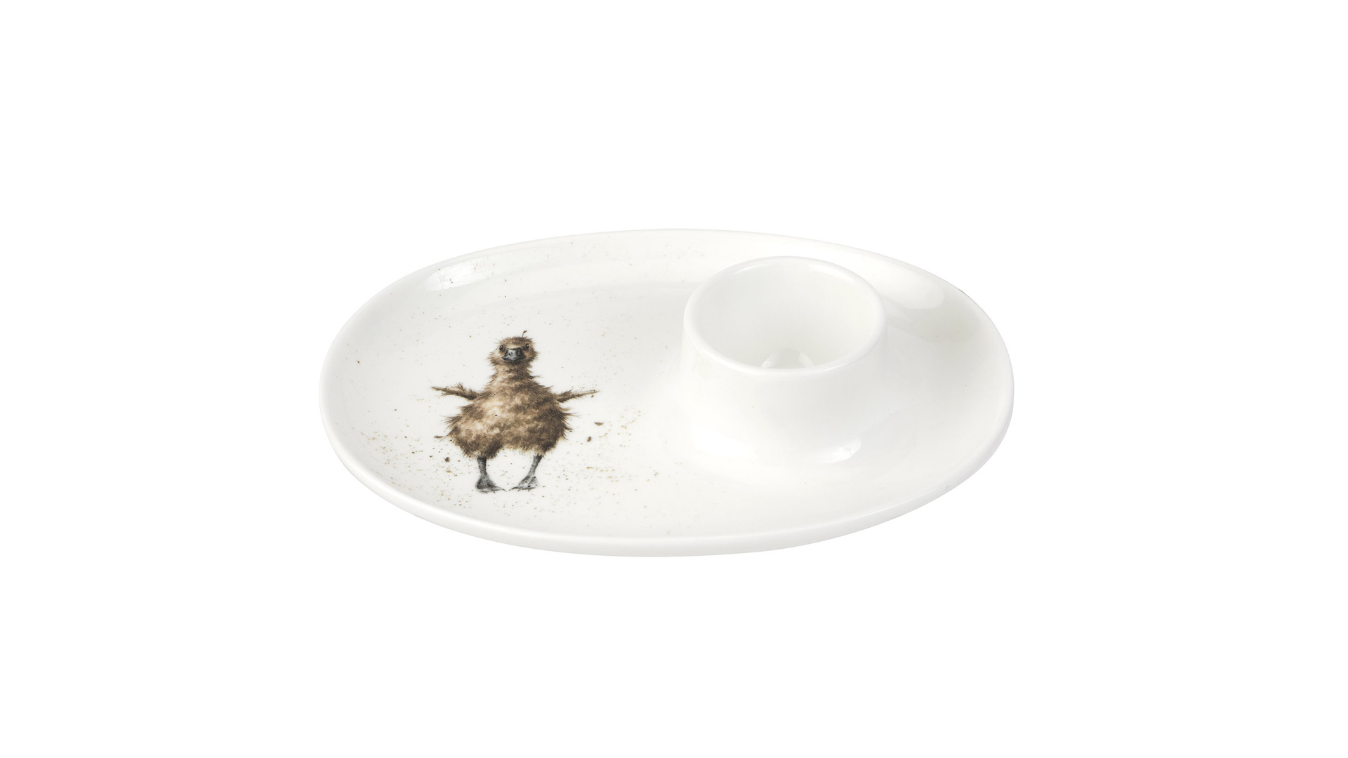 10637560 Royal Worcester Подставка для яйца Royal Worcester "Забавная фауна","Утёнок" 18х13,5см Фарфор костяной  - Вид №2
