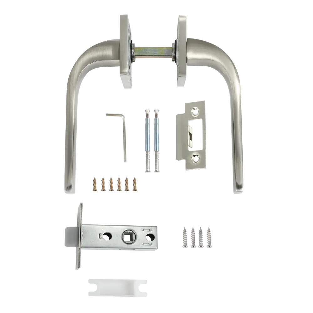 Дверные ручки EDSON PS7Q2 на розетке для межкомнатных дверей 85166448 STLM-0059291 - Вид №1