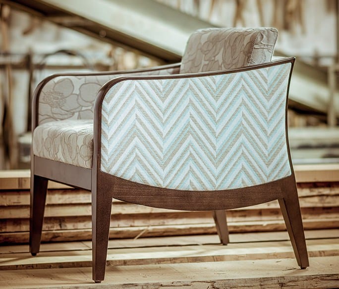 Тканевое кресло с подлокотниками More Contract Ellen ARCH-00041918 - Вид №1