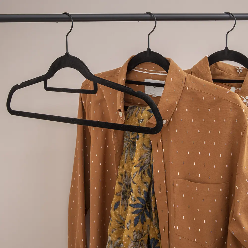 Плечики для одежды KONSENSA 45 см пластик цвет черный Плечики пластиковые STLM-2083379 - Вид №6