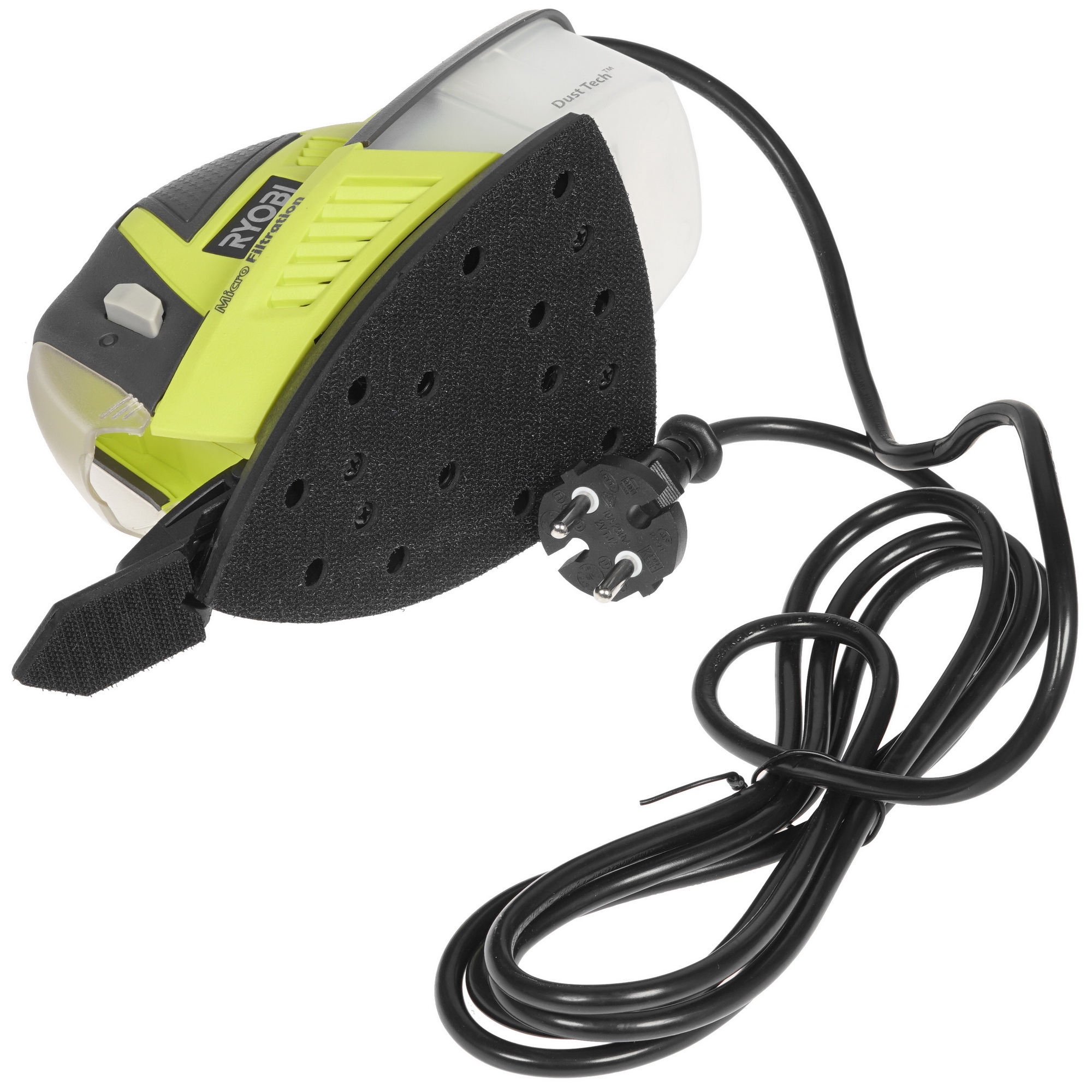 Виброшлифовальная машина Ryobi RPS100-SA20  + набор шлифлистов RPS100-SA20 8146567 STDN-0080812 - Вид №5