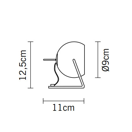 Настольная лампа D57B0300 от Fabbian FABBIAN ИНТЕРЬЕРНЫЕ 244448 Прозрачный;серебро  - Вид №2