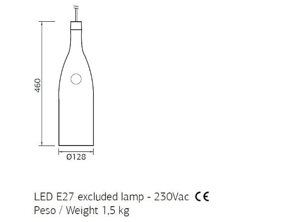 Керамический ручной работы светодиодный подвесной светильник ENGI BOSSA MORA ARCH-00147414 - Вид №2