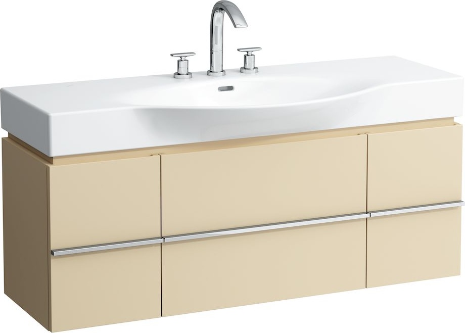 H4013020754631 Шкафчик под раковину, для раковин 811704, 812704, 2 выдвижных ящика с 2 дверцами, 2 стеклянные полки LAUFEN PRO - Вид №1