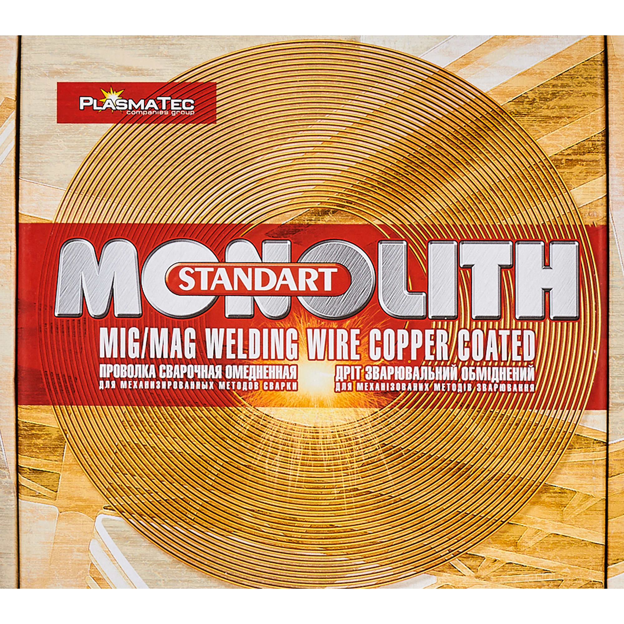 84838077 Проволока сварочная Монолит СВ-08Г2С/G4Si1 0.8 мм 4 кг Santreyd  - Вид №2