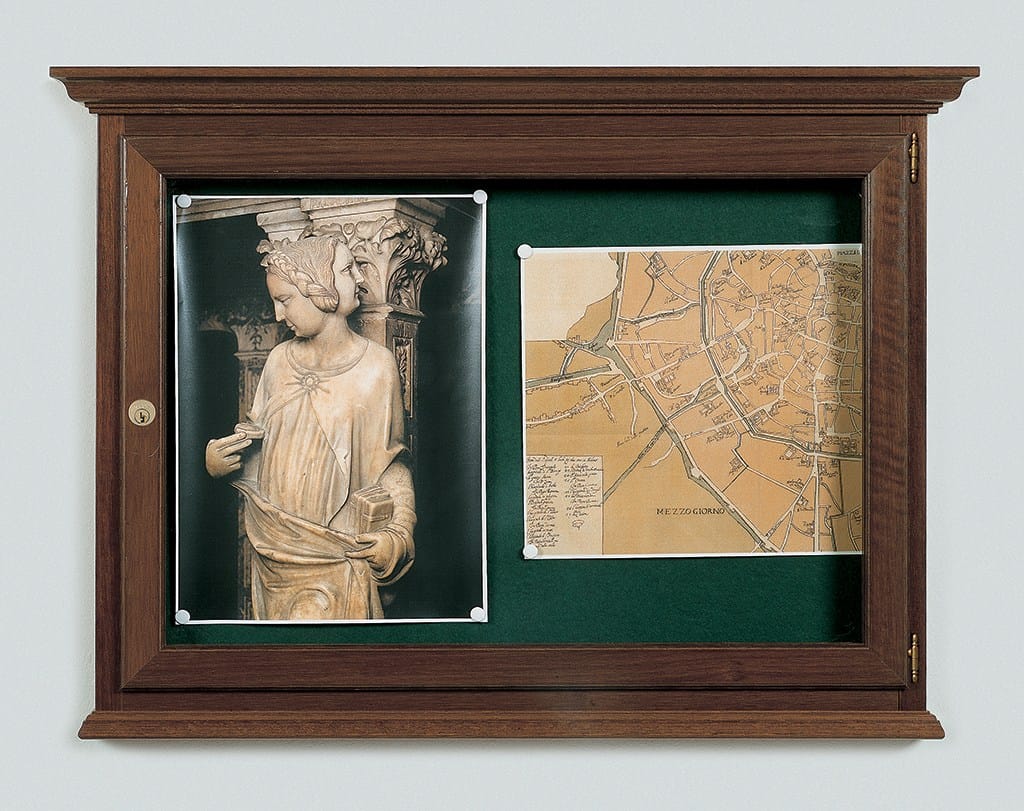 Массивная деревянная настенная доска объявлений для общественных мест RAVASI ARCH-00113983