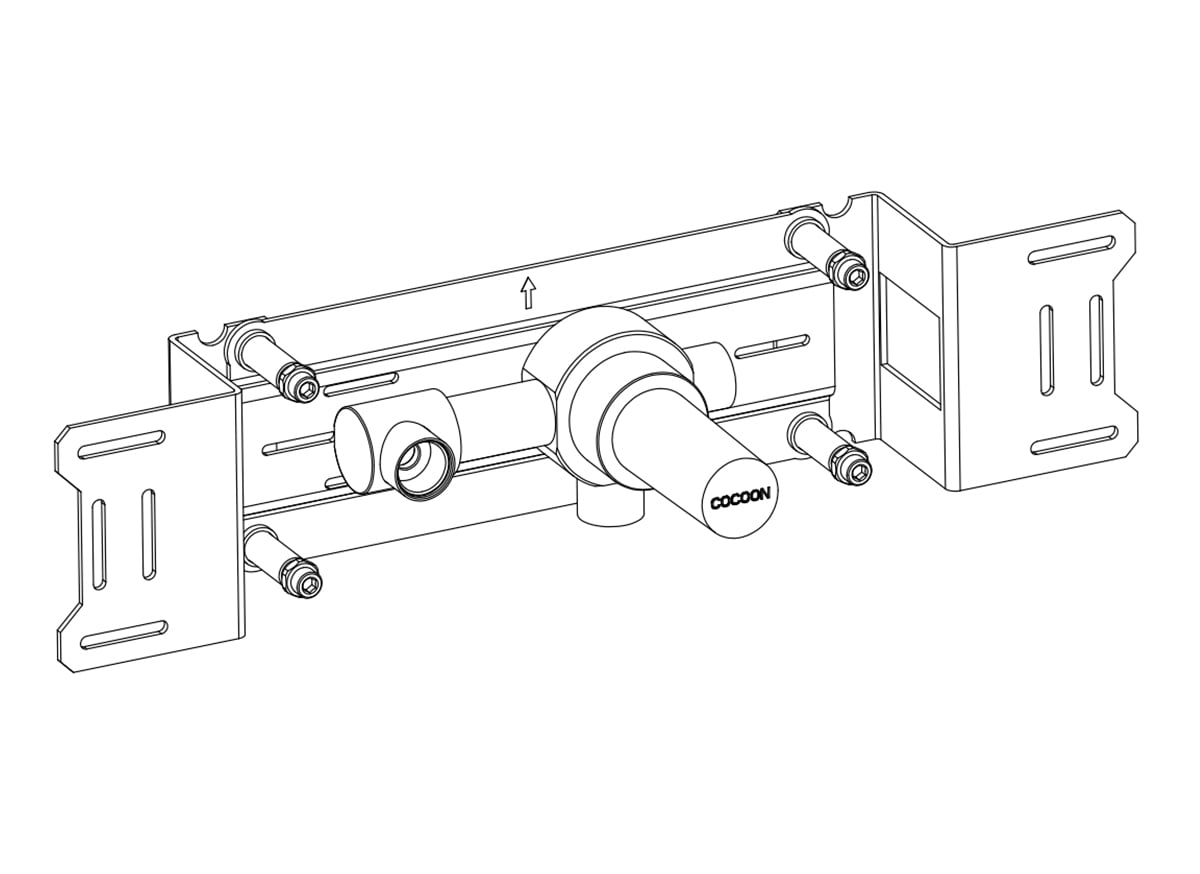 COCOON BOX12 - смеситель и розетка для встраивания 40451