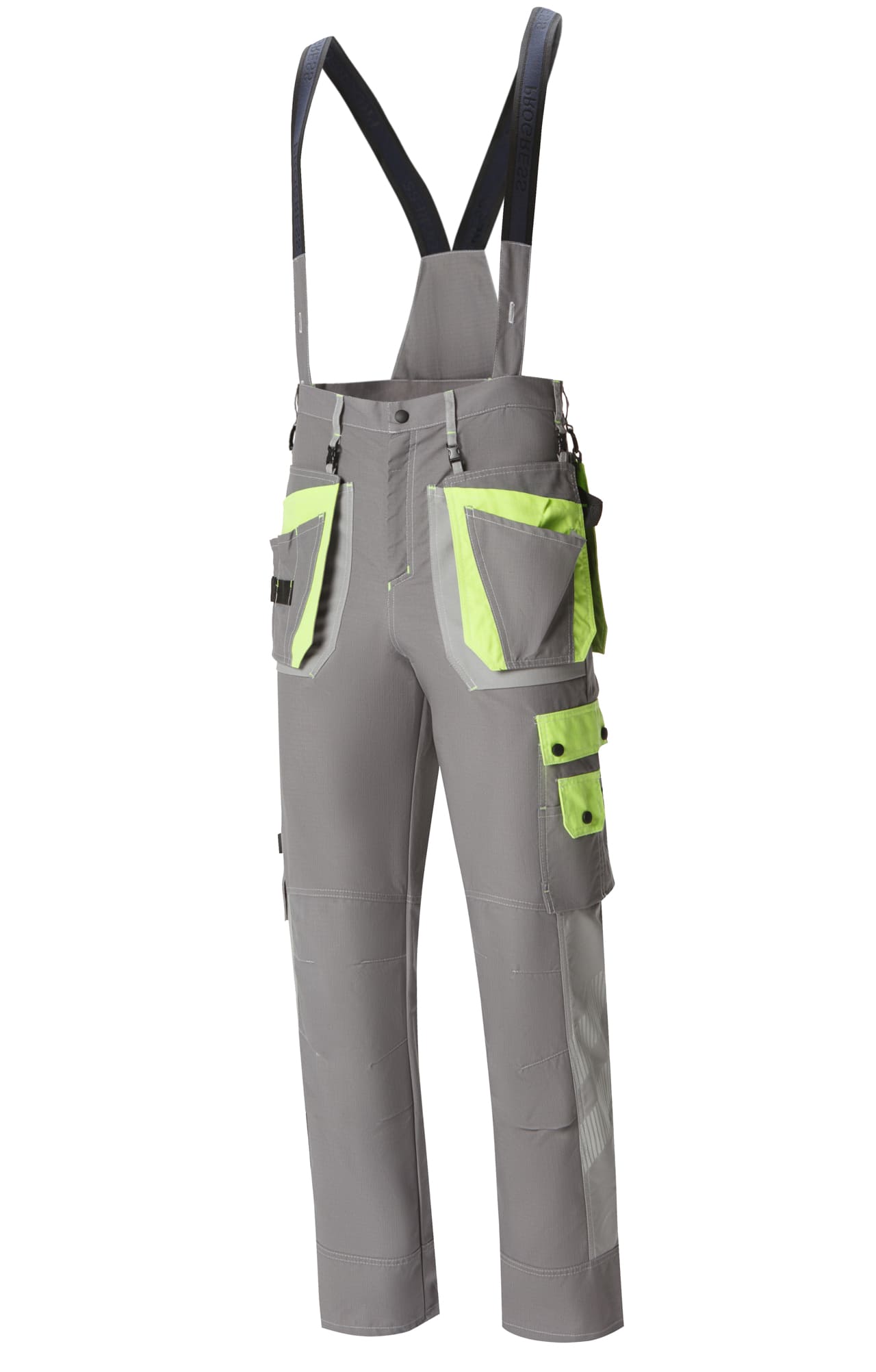 68818 Костюм "Прогресс" темно-серый светло-серый с лимонным  Летняя спецодежда  размер 52-54/182-188  - Вид №4