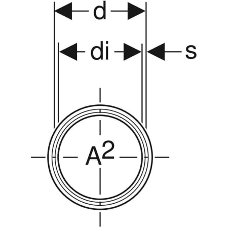 390.112.14.1 Труба Geberit Silent-PP с двумя раструбными муфтами Geberit  - Вид №3