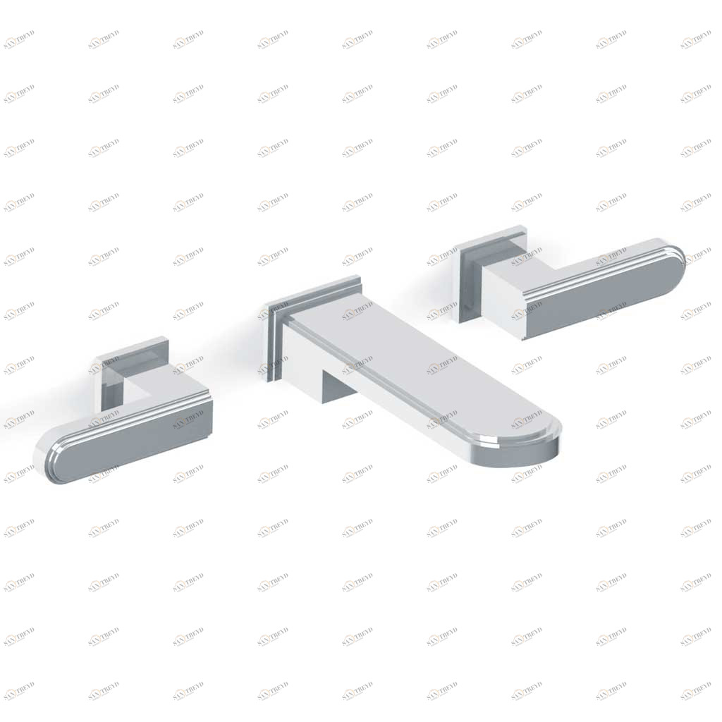 C01-1304 C01-1304 Настенный набор для раковины на 3 отверстия Трансатлантический Cristal & Bronze TRANSATLANTIQUE 