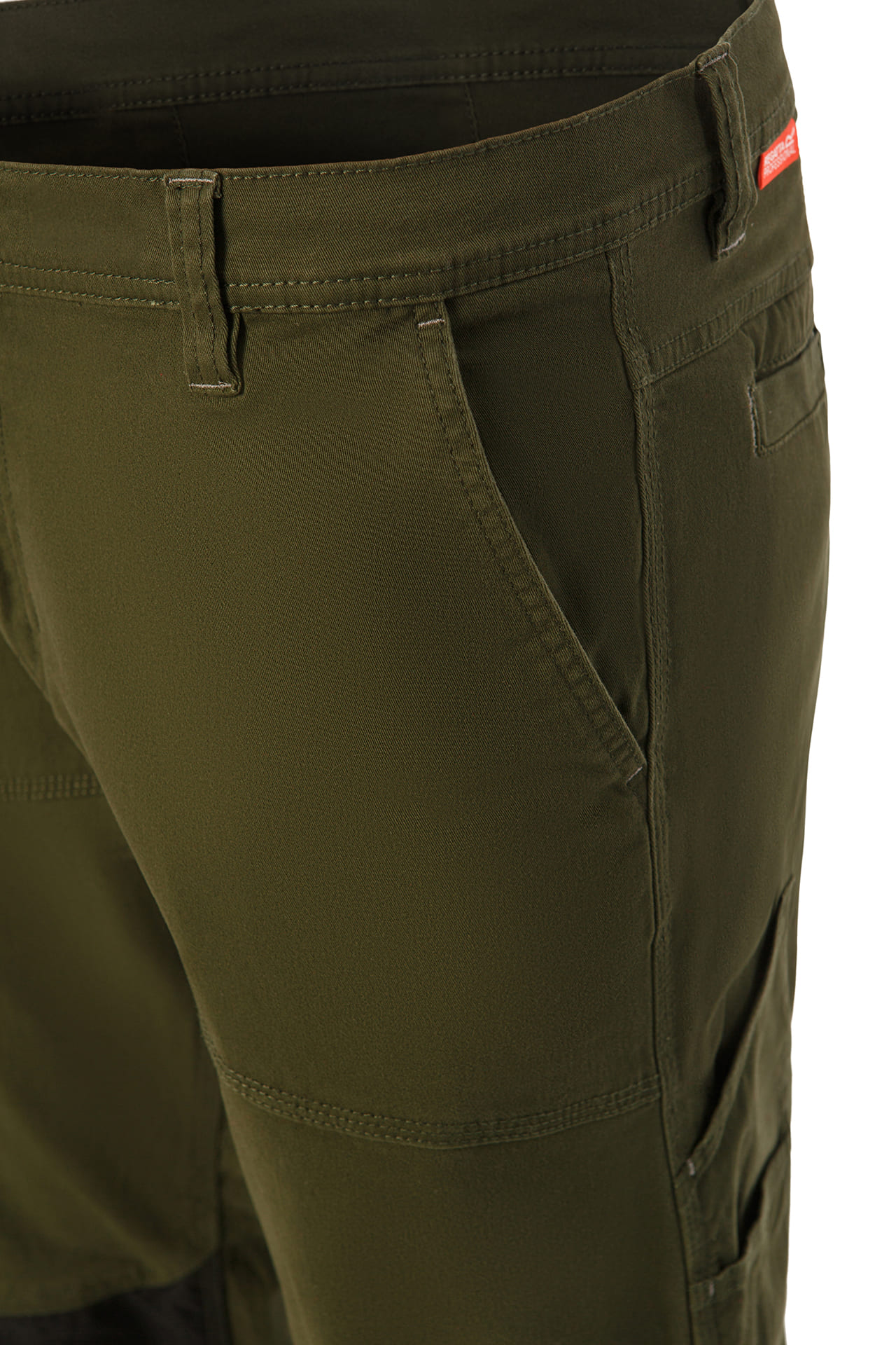 5041916 Брюки РЕГАТТА ПРОФЕШИОНАЛ СКЭНДЭЛ СТРЕЙЧ темный хаки  Летняя спецодежда  размер 46/170-176 (32/R)  - Вид №2