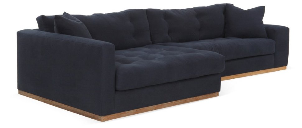 Диван Crone угловой черный ICON DESIGNE ДИЗАЙНЕРСКИЕ 178096 Черный  - Вид №1