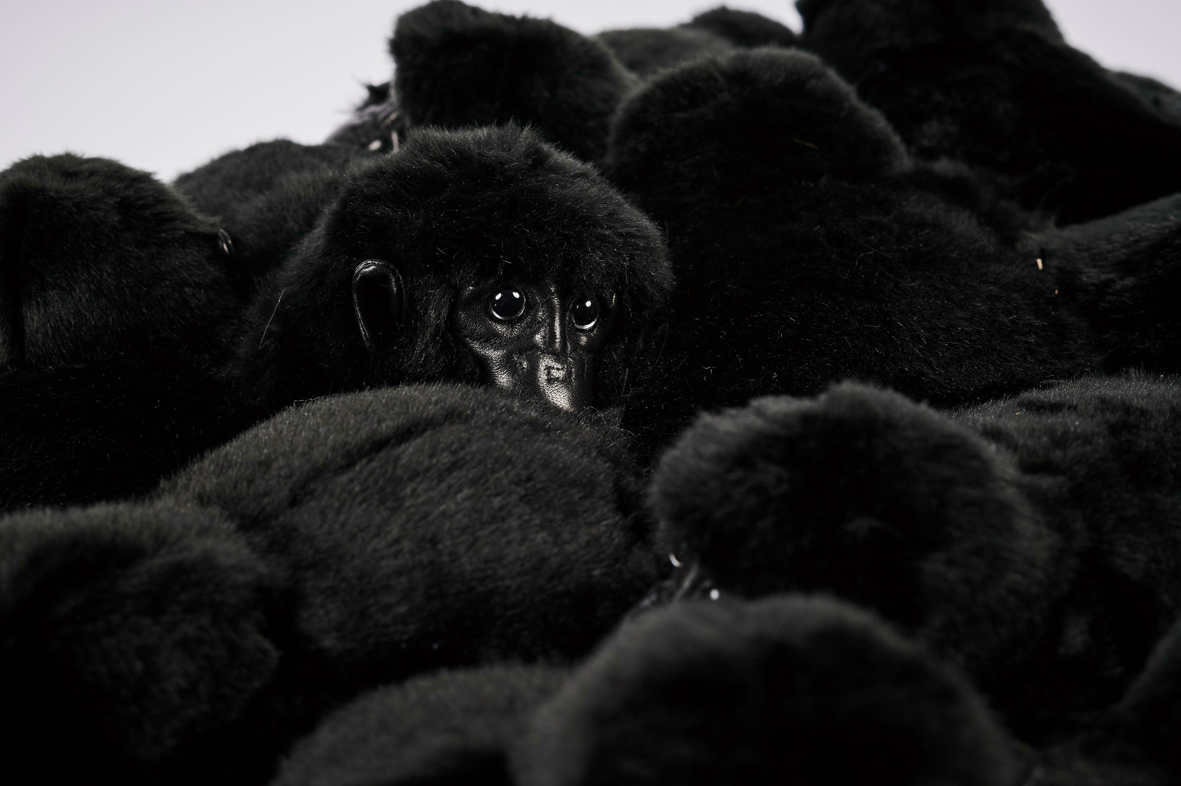 Полиэстер круглый пуф APCOLLECTION Gare au Gorille ARCH-00136491 - Вид №2