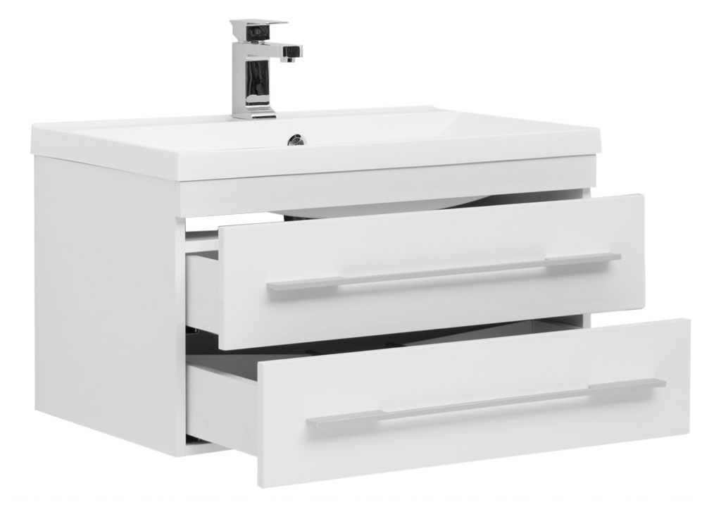 Тумба с раковиной Aquanet Нота NEW 75 белый 0017148700204118 - Вид №1