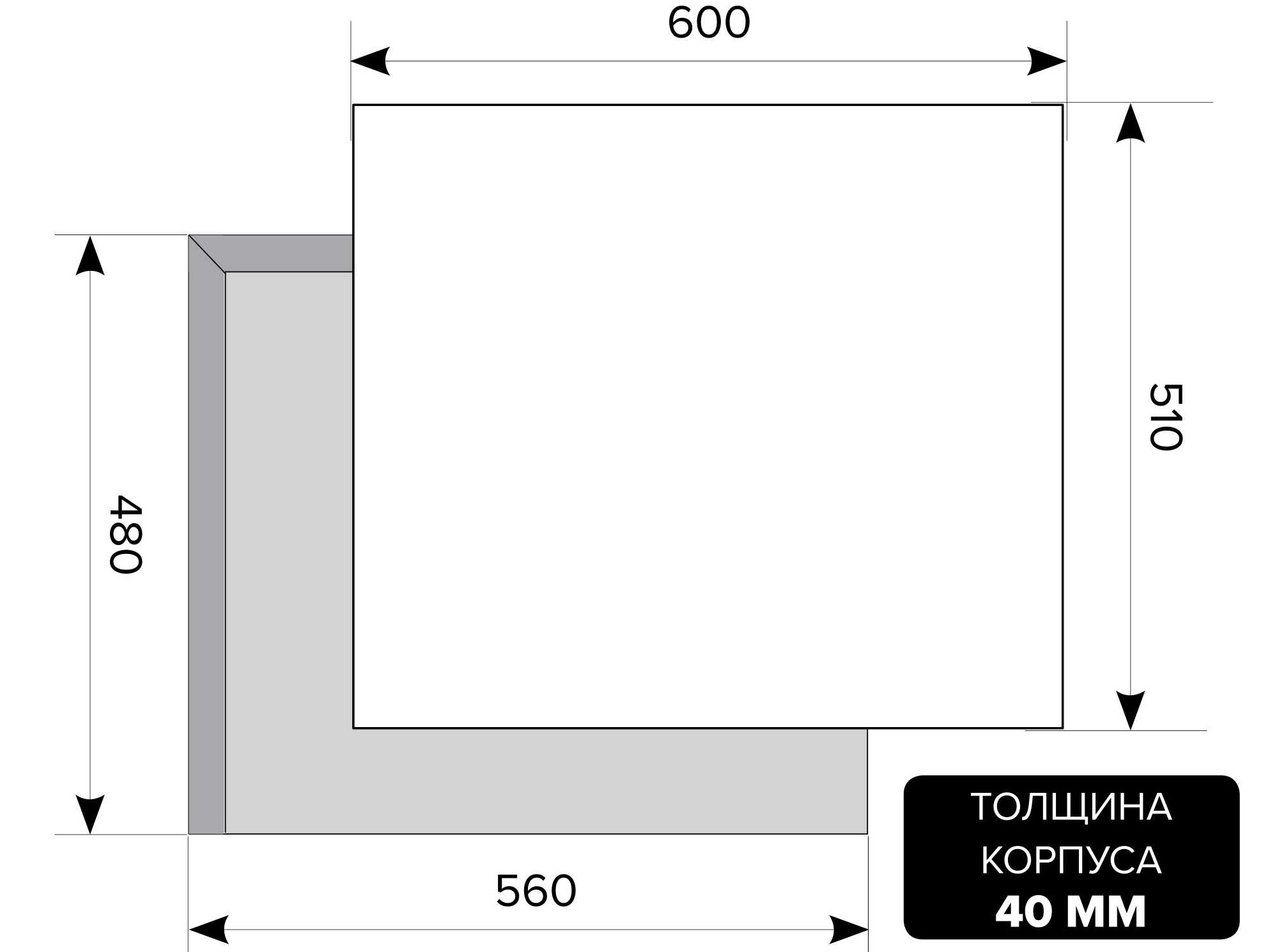 8153342 Газовая варочная поверхность LEX GVS 642 IX STDN-0035441 - Вид №7