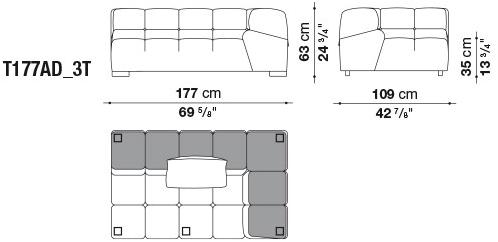 B&B Italia Модульный секционный диван Tufty time sun-id-1414316 - Вид №31