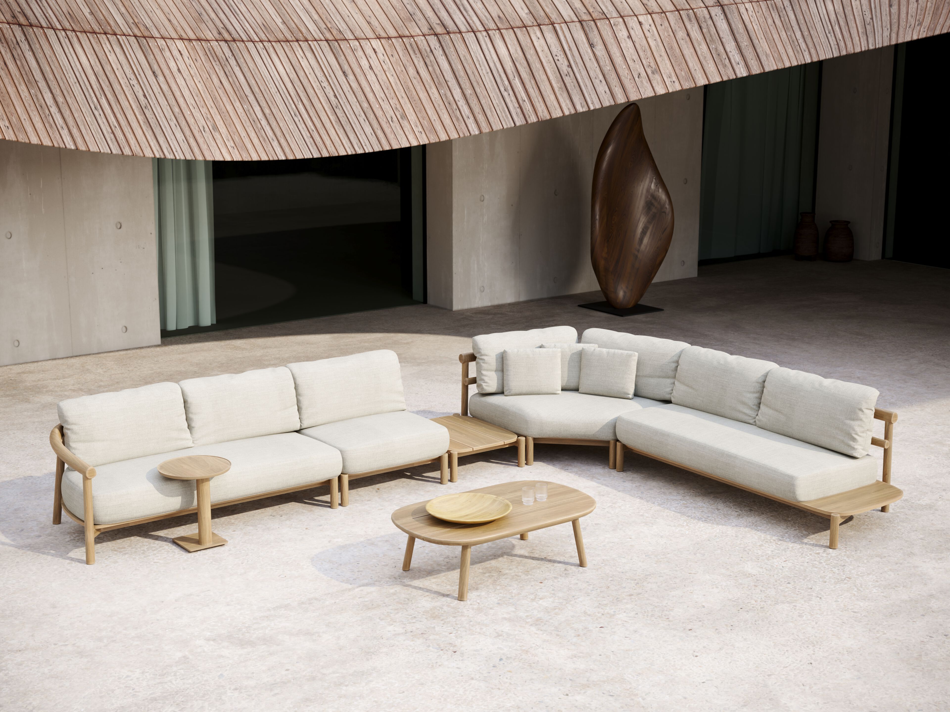 2-местный тканевый съемный садовый диван SNOC Lyora ARCH-00109406 - Вид №5