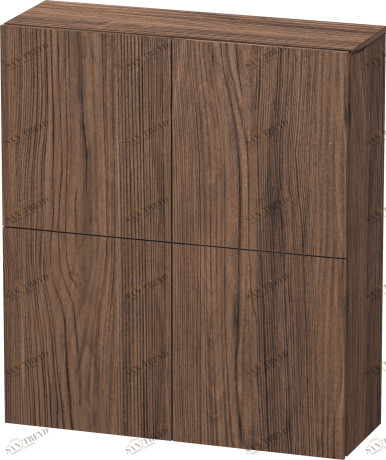 LC116702121 L-Cube Шкаф Орех темный декор Duravit