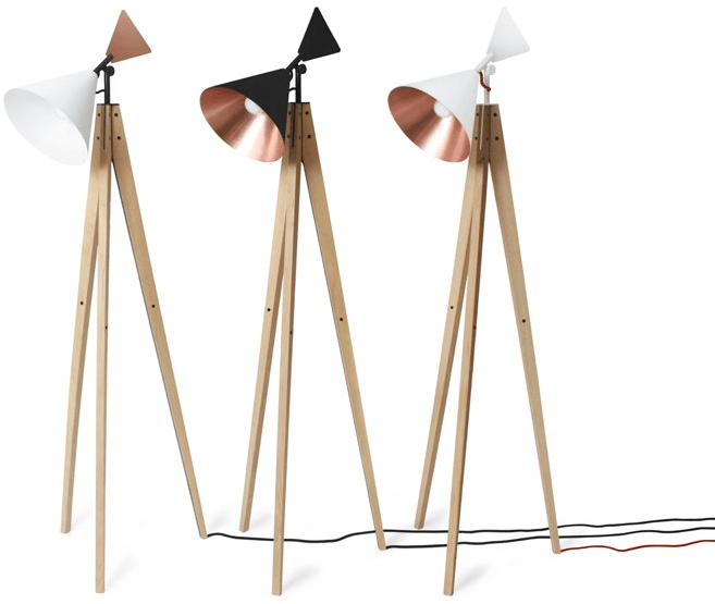 Askia Торшер из алюминия и дуба Light tale 2.fl01.mok - Вид №3