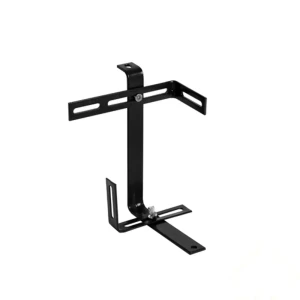 Кронштейн для балконных ящиков универсальный, черный, 2 шт.