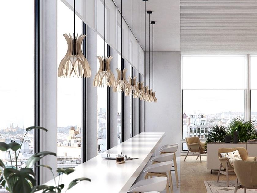 BOVER Led подвесной светильник из дерева Dome S/20 - Вид №2