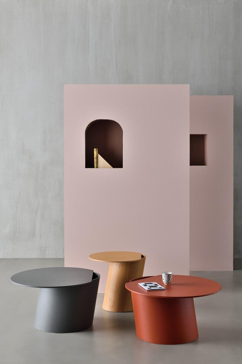 Crassevig Круглый журнальный столик из фанеры Bias sun-id-1383756 - Вид №7