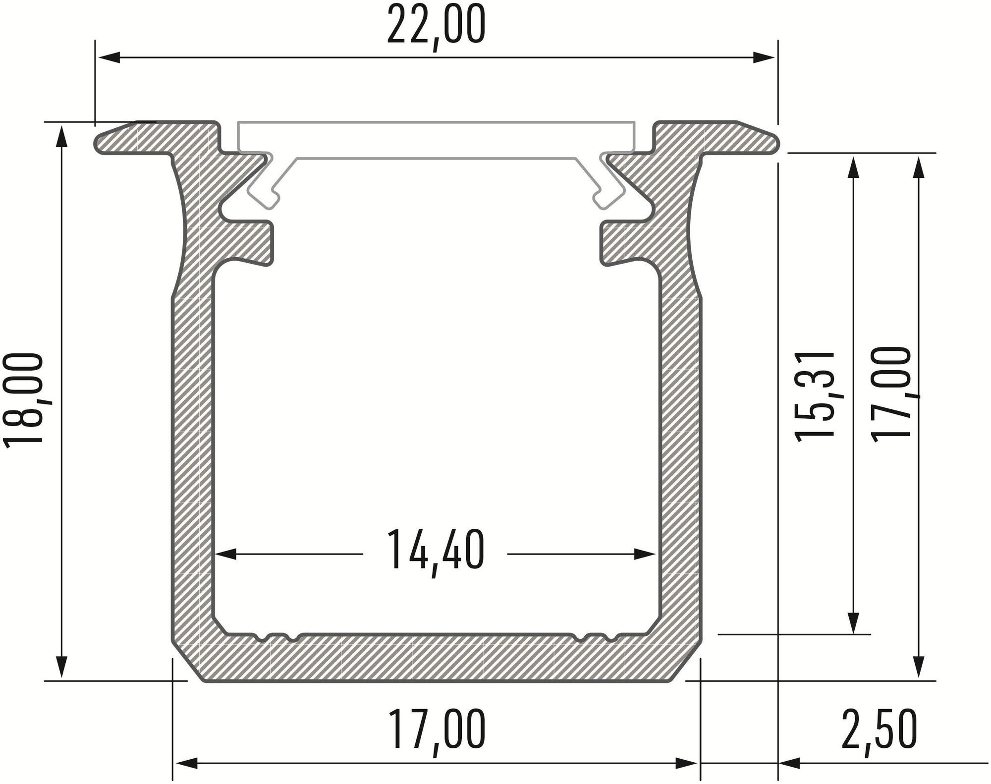 Lumines Lighting Линейный световой профиль для светодиодных модулей  10-0074-10  - Вид №4