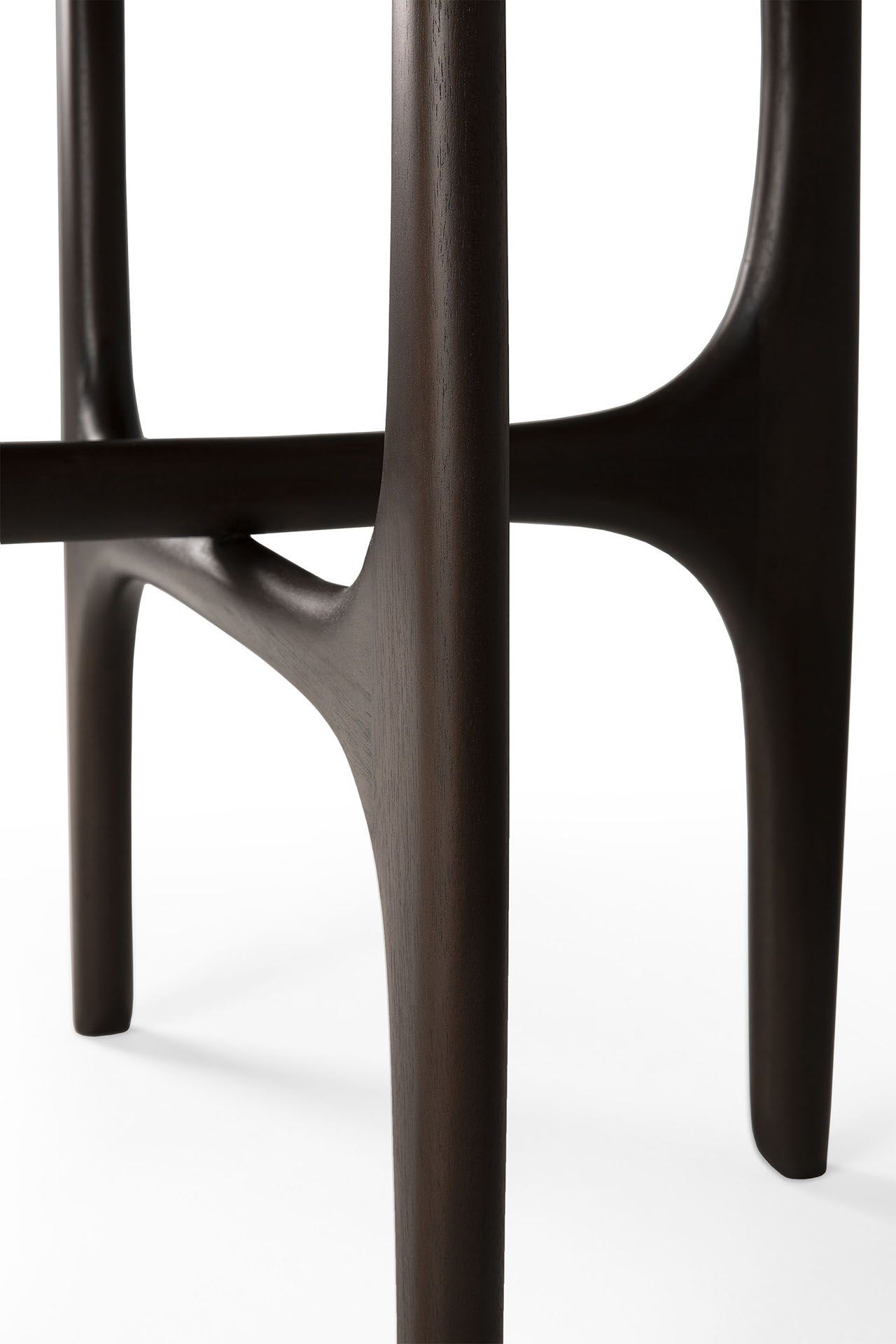 Высокий круглый журнальный столик из красного дерева Ethnicraft PI ARCH-00000551 - Вид №1