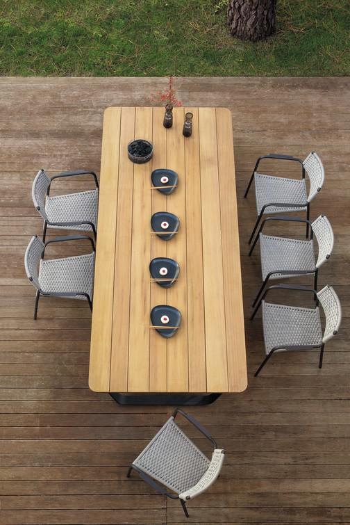 MNST1050 Обеденный стол pwi white f8 264см x 118см Manutti Air - Вид №12