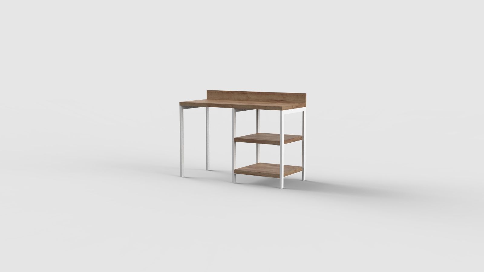 Прямоугольный стол с полками для контракта Mobilspazio ARCH-00076414 - Вид №29