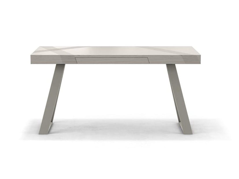 Деревянный прямоугольный стол с ящиками ROCHE BOBOIS трек ARCH-00021961