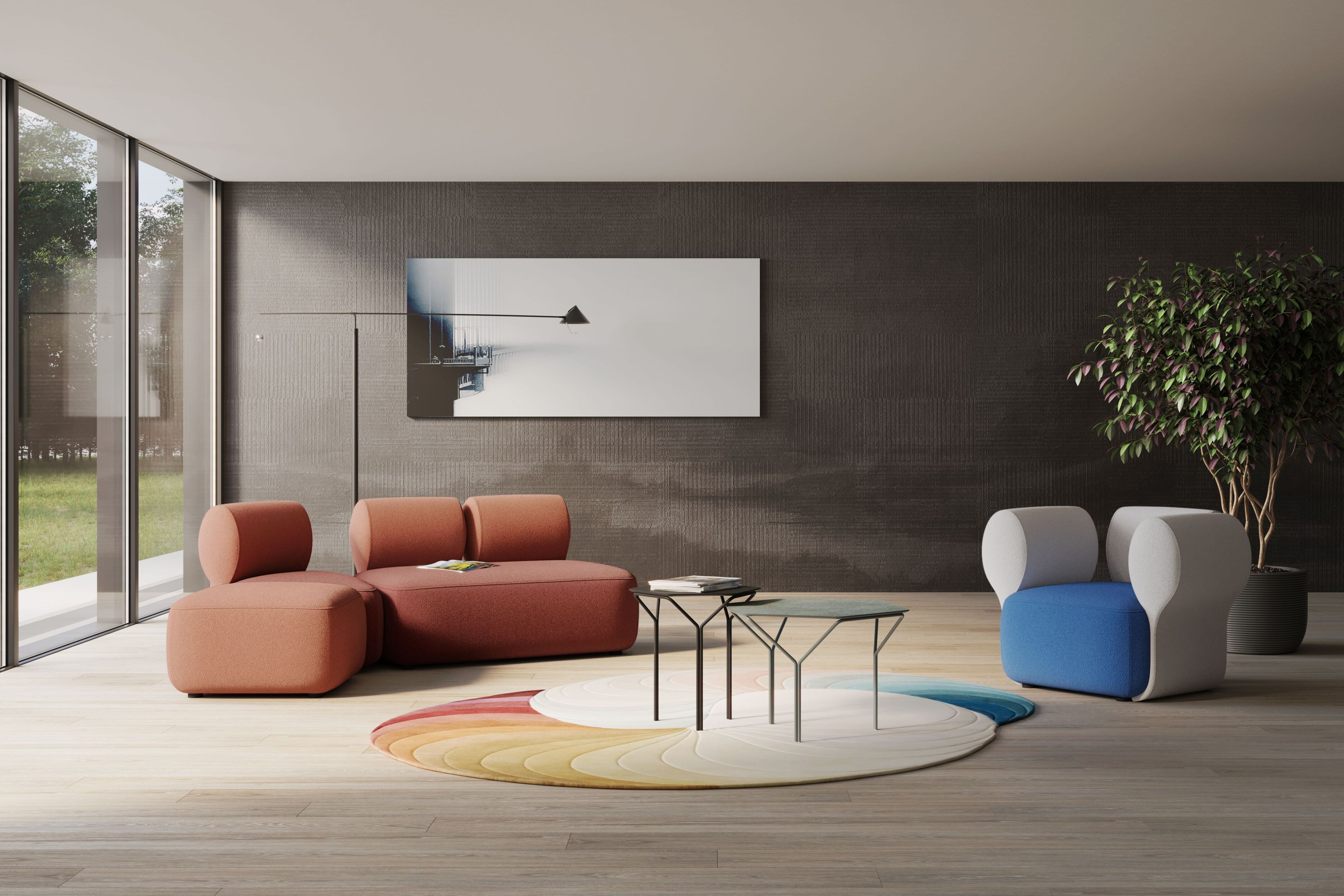 Тканевое кресло Kastel Klipper ARCH-00106410 - Вид №3