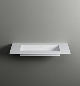 Прямоугольная раковина Corian® с столешницей