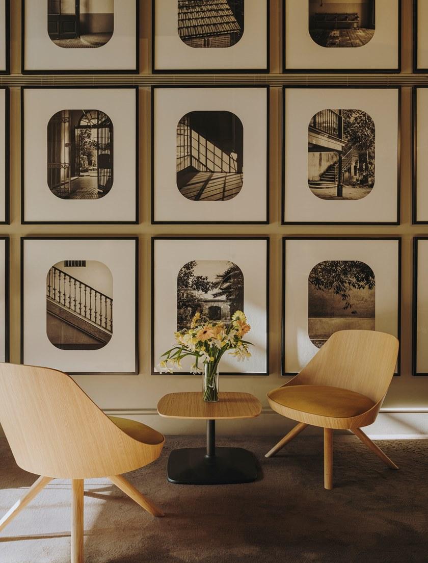 ENEA Круглый журнальный столик со стальным основанием и столешницей из нпл Iron sun-id-1398912 - Вид №8