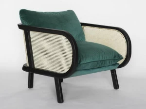 BuzziSpace Бархатное кресло Buzzicane