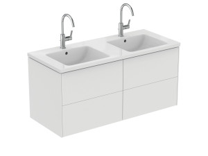 Деревянный двойной умывальник с ящиками