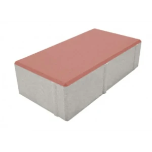 Плитка тротуарная Призма 200x100x50 мм цвет терракотовый 85263177 STLM-2074862