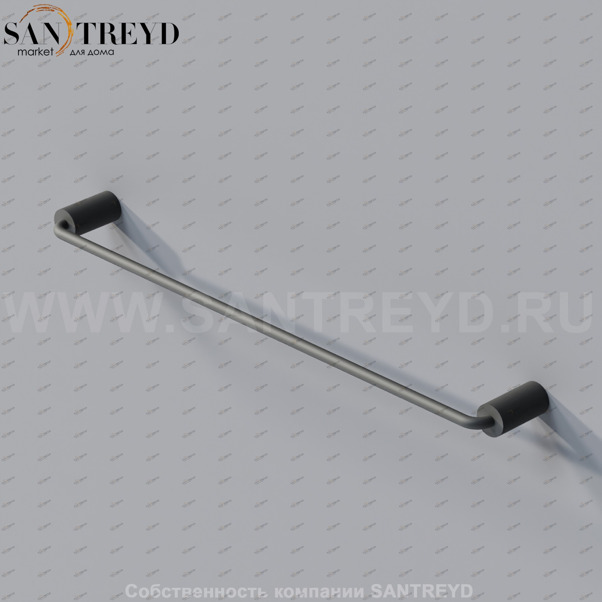 Agape BUCATINI Кухонный держатель для рулонных полотенец черный ABUC0174EB