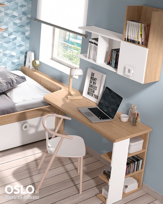 102852 Детская комната с кроватью-раскладушкой Ambiente 11 Arasanz Oslo Santreyd - Вид №1