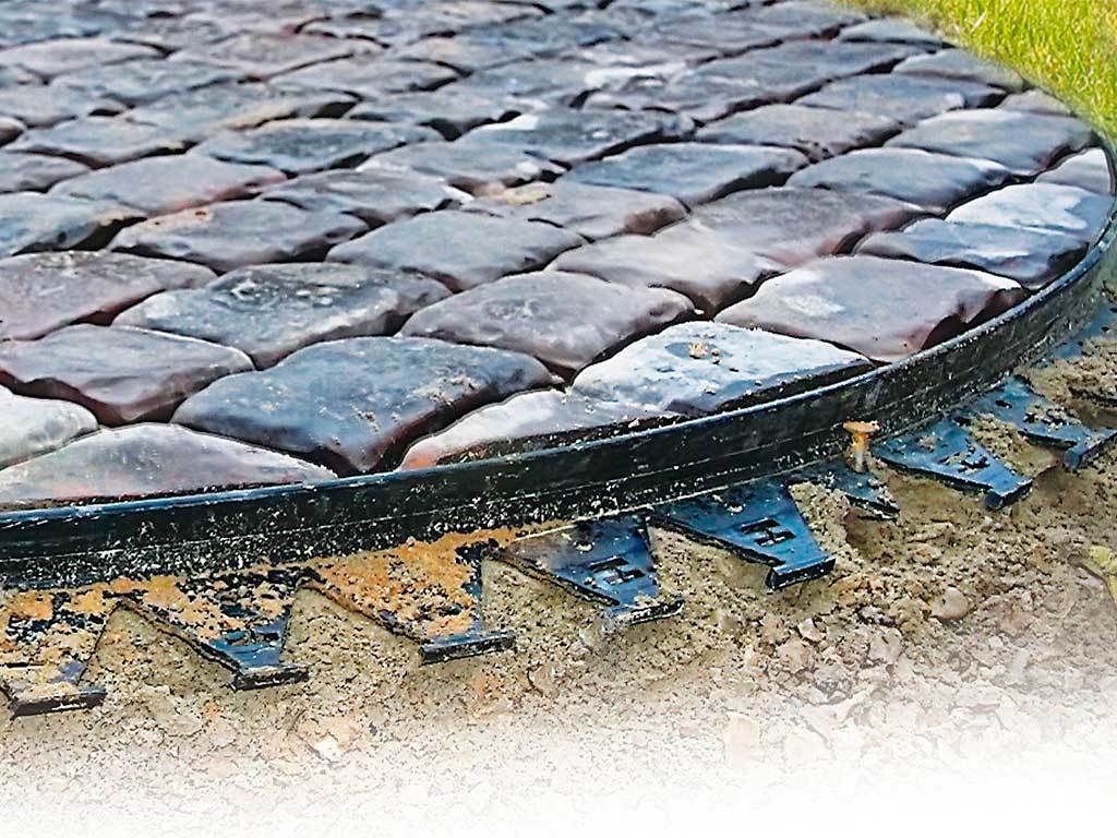 Пластиковый бордюр 45 мм, длина 3 м ГеоПластБорд GPBST-28 - Вид №1