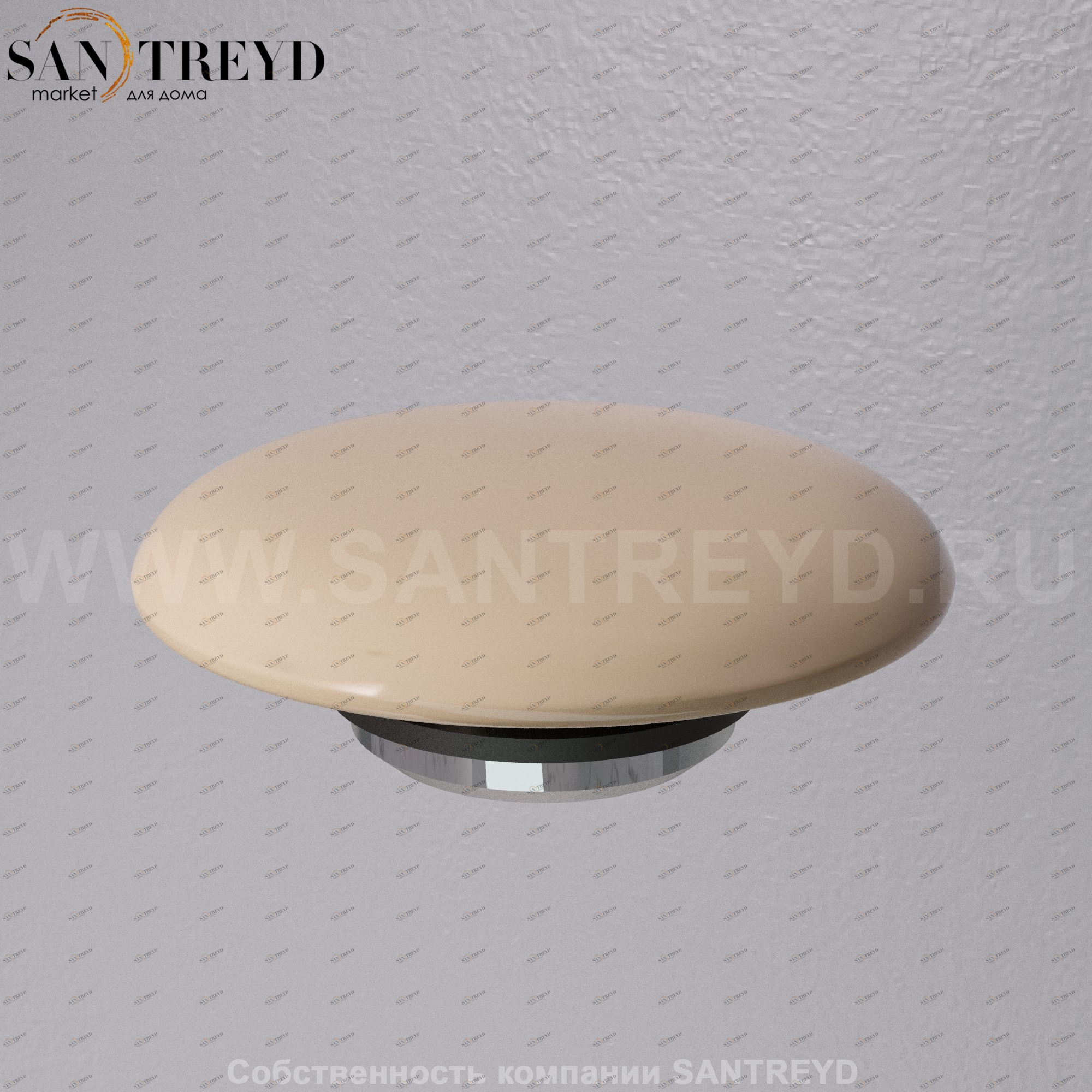 A038VX.110 Донный клапан с керамической накладкой с функцией Click-clack A. e. T. Italia RICAMBI Бежевый глянцевый AeT ITALIA