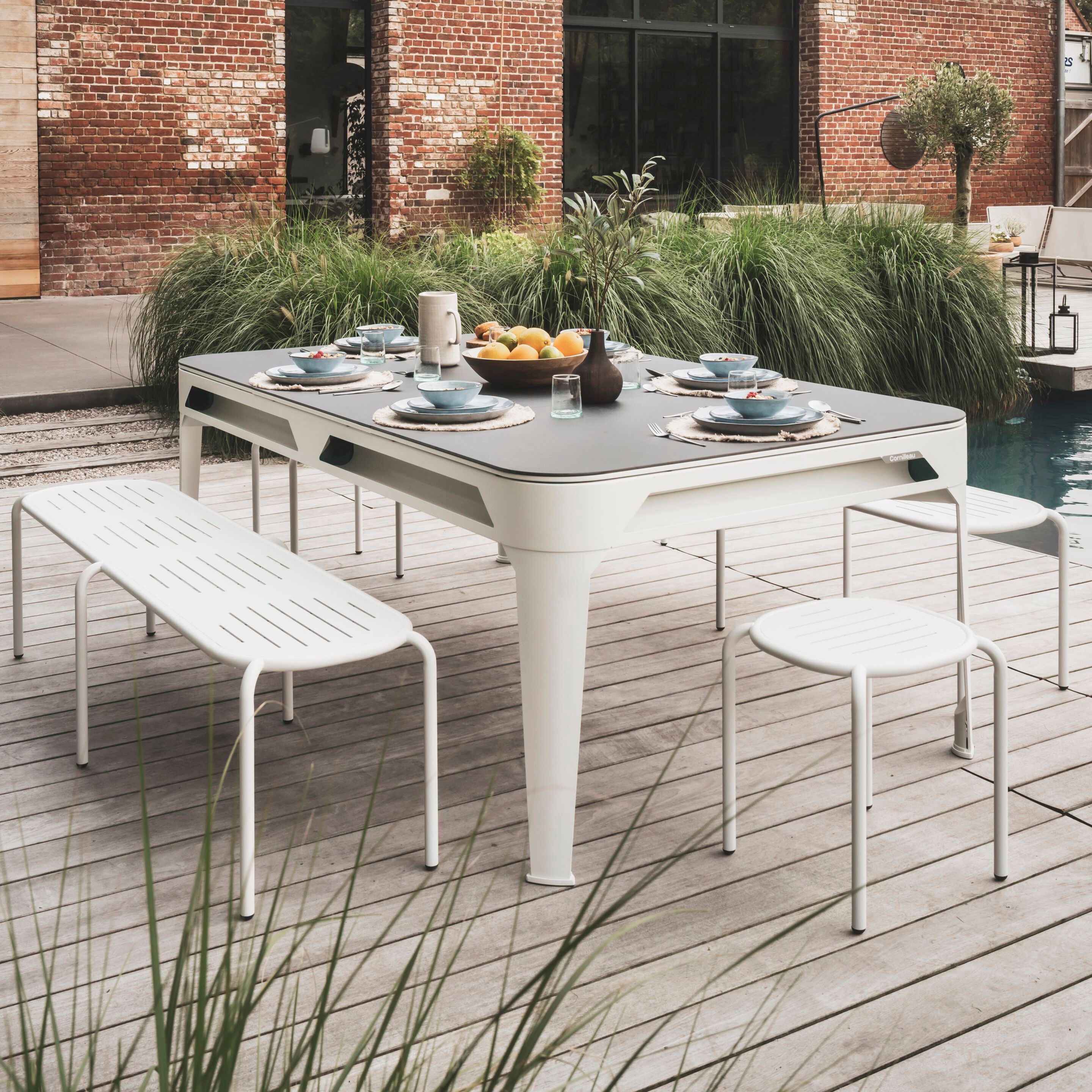 Оцинкованная стальная скамья Cornilleau Hyphen ARCH-00126268 - Вид №15